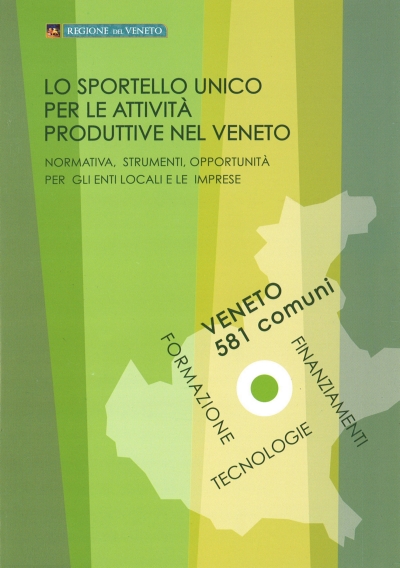 Copertina - Lo SUAP nel Veneto  -  a cura della Direzione Urbanistica