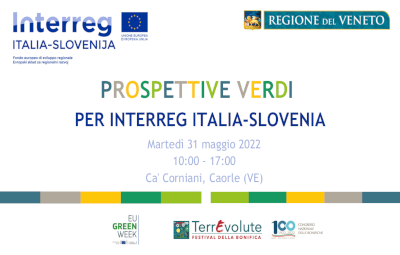 Interreg Italia – Slovenia: evento annuale 31 maggio 2022